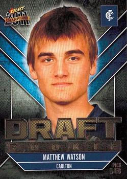 2011 Select AFL Champions - Draft Rookies #DR18 Matthew Watson Front